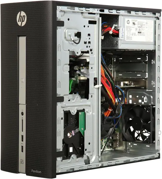 Alt view image 7 of 9 - HP Desktop Computer Pavilion 550-339 AMD A10-8750 12 GB 2TB HDD Windows 10 Home