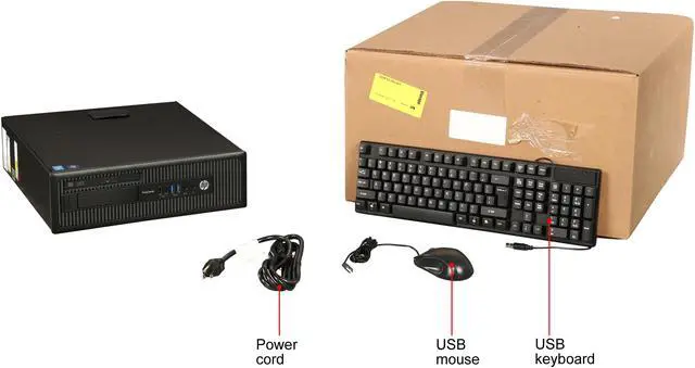 Alt view image 9 of 8 - HP A Grade Desktop Computer ProDesk 600 G1 - SFF Intel Core i5-4570 8GB DDR3 500GB HDD Intel HD Graphics 4600 Windows 10 Pro