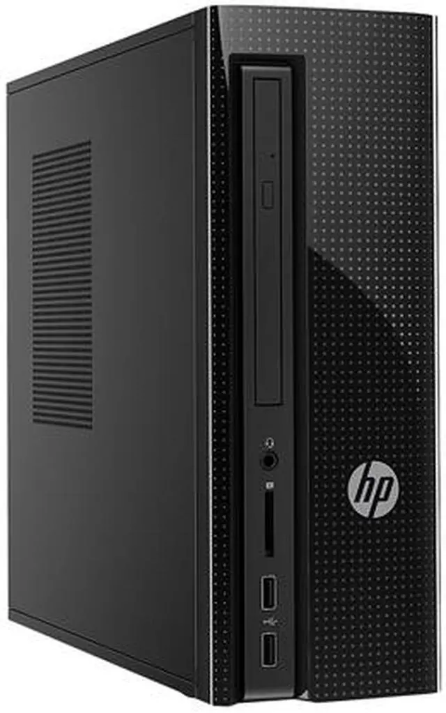 Alt view image 3 of 3 - HP Desktop Computer Slimline 270-a010 Intel Pentium J4205 4 GB DDR3L 1TB HDD Intel HD Graphics 505 Windows 10 Home 64-Bit