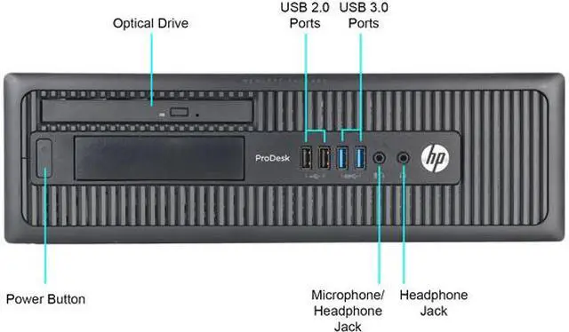 Alt view image 2 of 3 - HP 600 G1-SFF Desktop Computer Intel Core i5 4th Gen 4570 (3.20 GHz) 8 GB DDR3 500 GB HDD Windows 10 Pro 64-Bit A Grade