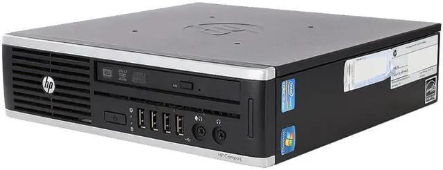 Main image of HP Grade A Desktop Computer 8300 Elite Intel Core i5 3rd Gen 3470S (2.90 GHz) 8 GB DDR3 320 GB HDD Windows 10 Home 64-Bit - Microsoft Authorized Refurbished (MAR)