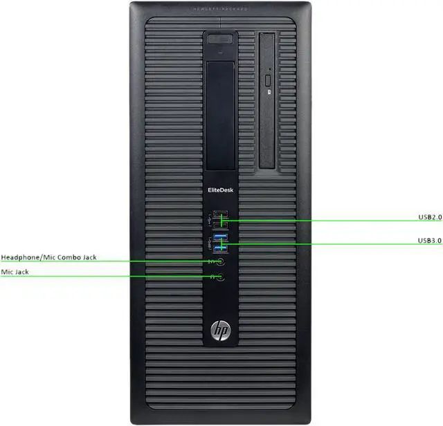 Alt view image 2 of 3 - HP A Grade Desktop Computer 800 G1 Intel Core i7-4790 16 GB 500GB HDD Windows 10 Pro