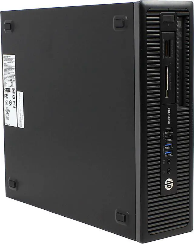 Alt view image 2 of 4 - Refurbished HP EliteDesk 800 G1 Slim/Small Form Factor Intel Core i5 4570 3.20 GHz / 8 GB DDR3 / 240 GB SSD / DVD / WIFI / Windows 10 Pro 64-bit