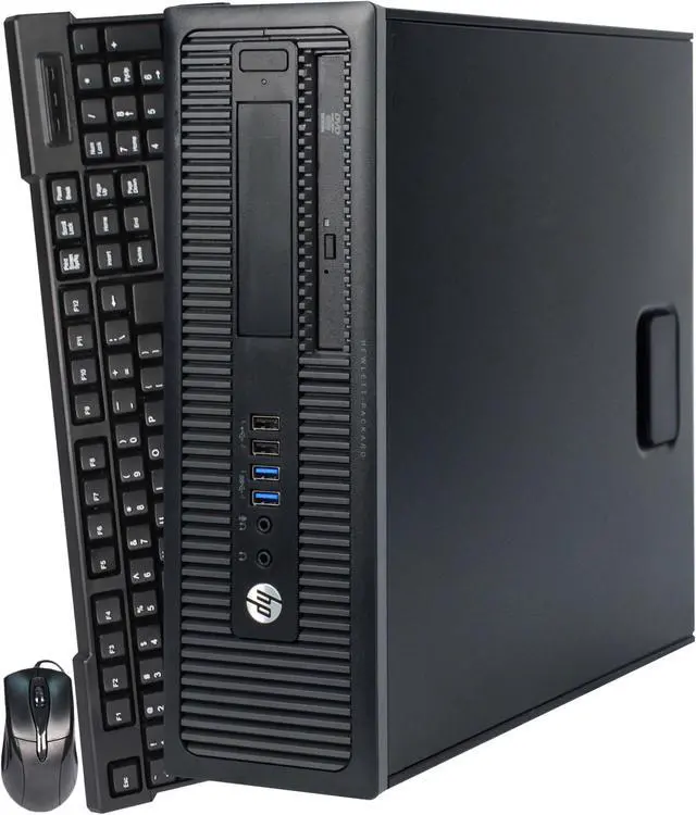Alt view image 3 of 4 - Refurbished HP EliteDesk 800 G1 Slim/Small Form Factor Intel Core i5 4570 3.20 GHz / 8 GB DDR3 / 240 GB SSD / DVD / WIFI / Windows 10 Pro 64-bit