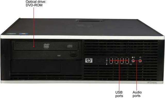 Alt view image 2 of 8 - HP Grade B Desktop Computer 6005 AMD Athlon II X2 B24 4 GB 250GB HDD Windows 10 Pro 64-Bit