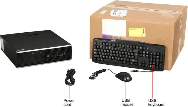 Alt view image 8 of 8 - HP Grade B Desktop Computer 6005 AMD Athlon II X2 B24 4 GB 250GB HDD Windows 10 Pro 64-Bit