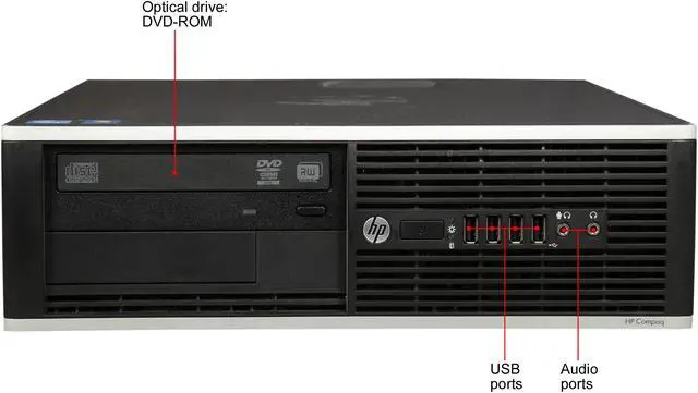 Alt view image 2 of 8 - HP Grade B Desktop Computer 6300 3.3GHz 4 GB 120GB SSD Windows 10 Pro 64-Bit