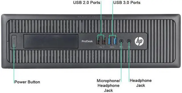 Alt view image 2 of 3 - HP Desktop Computer 600 G1 Intel Core i5-4570 8 GB 500GB HDD Intel HD Graphics 4600 Windows 10 Pro 64-bit