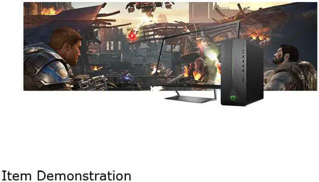 Alt view image 7 of 8 - HP Gaming Desktop Pavilion 790-0009 Intel Core i3 8th Gen 8100 (3.60 GHz) 8 GB DDR4 1 TB HDD 128 GB PCIe NVMe SSD NVIDIA GeForce GTX 1050 Ti Windows 10 Home 64-Bit