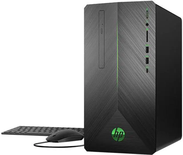 Alt view image 3 of 6 - HP Gaming Desktop Pavilion 690-0029 Ryzen 7 2700 (3.20 GHz) 16 GB DDR4 2 TB HDD 128 GB SSD AMD Radeon RX 580 Windows 10 Home 64-Bit