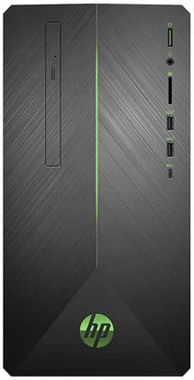Alt view image 2 of 6 - HP Gaming Desktop Pavilion 690-0029 Ryzen 7 2700 (3.20 GHz) 16 GB DDR4 2 TB HDD 128 GB SSD AMD Radeon RX 580 Windows 10 Home 64-Bit