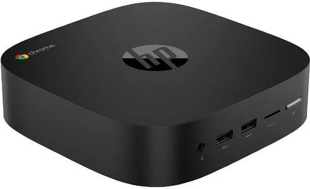 Main image of HP Desktop Computer Chromebox G2 4FX16UT#ABA Intel Celeron 3865U 4GB DDR4 32GB SSD Intel HD Graphics 610 Google Chrome OS