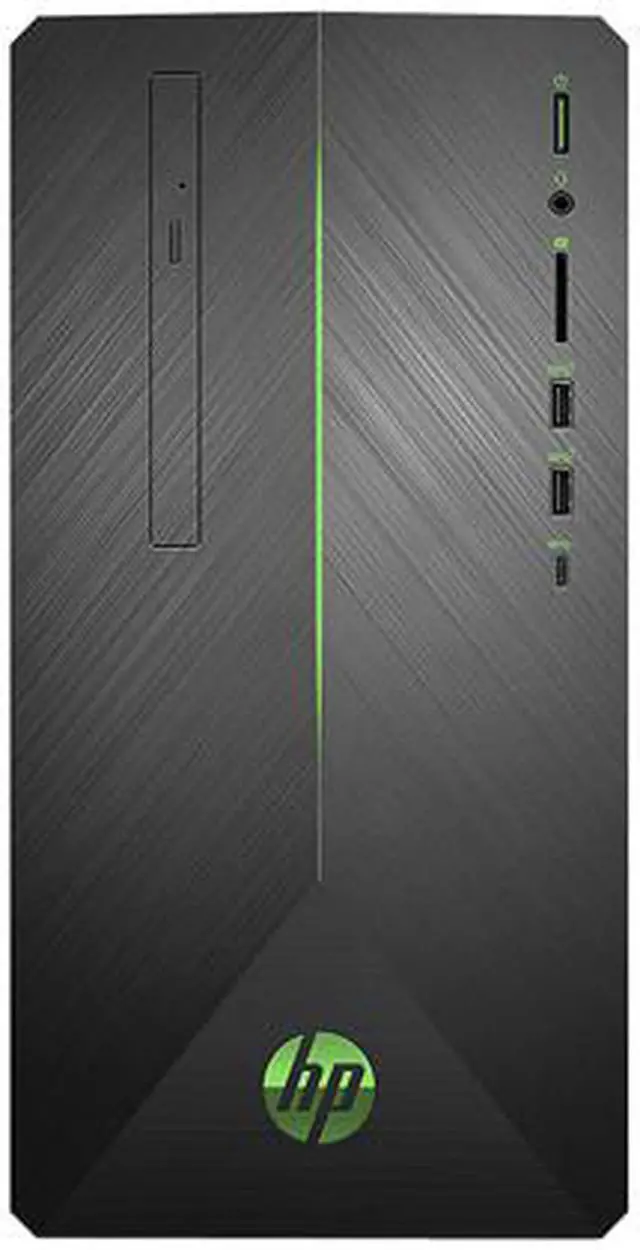 Alt view image 2 of 6 - HP Gaming Desktop Pavilion 690-0019 Ryzen 5 2400G (3.60 GHz) 8 GB DDR4 2 TB HDD 128 GB SSD AMD Radeon RX 550 Windows 10 Home 64-Bit