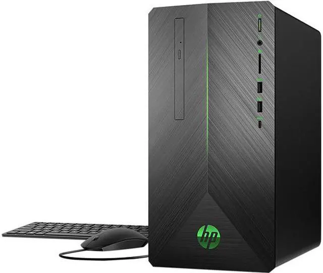 Alt view image 3 of 6 - HP Gaming Desktop Pavilion 690-0019 Ryzen 5 2400G (3.60 GHz) 8 GB DDR4 2 TB HDD 128 GB SSD AMD Radeon RX 550 Windows 10 Home 64-Bit