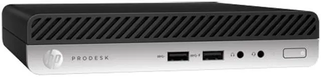 Main image of HP Desktop Computer ProDesk 400 G4 (4AG22UT#ABA) Intel Core i3-8100T 4GB DDR4 500GB HDD Intel UHD Graphics 630 Windows 10 Pro 64-bit