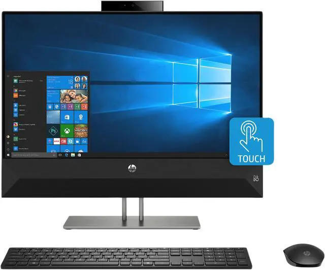 Alt view image 2 of 4 - HP All-in-One Computer Pavilion 24-xa0040 Intel Core i7-8700T 8GB DDR4 16 GB Optane Memory 1TB HDD 23.8" Touchscreen Windows 10 Home 64-bit