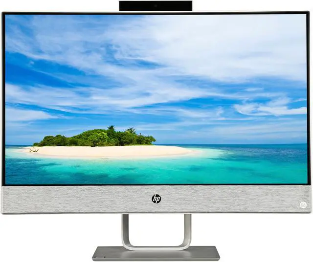 Alt view image 2 of 7 - HP All-in-One Computer Pavilion 24-x012ds Intel Core i5-7400T 8GB DDR4 16 GB Optane Memory 1TB HDD 23.8" Touchscreen Windows 10 Home 64-Bit