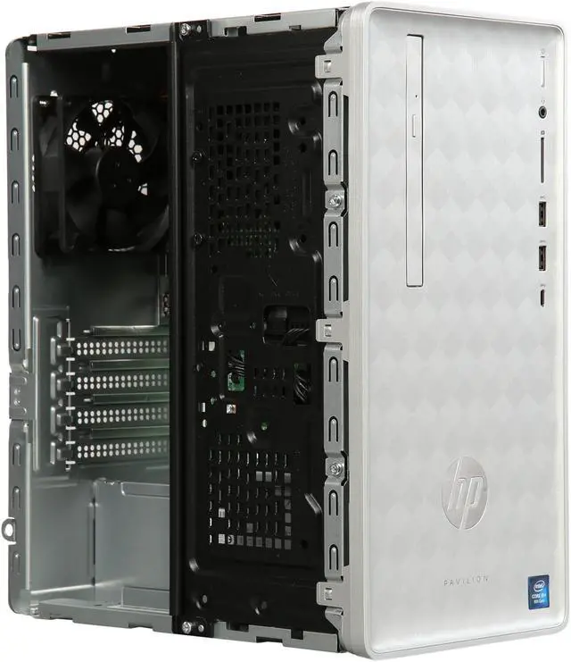 Alt view image 7 of 9 - HP Desktop Computer Pavilion 590-p0050 Intel Core i5-8400 8GB DDR4 1TB HDD 16 GB Optane Memory Intel UHD Graphics 630 Windows 10 Home 64-Bit