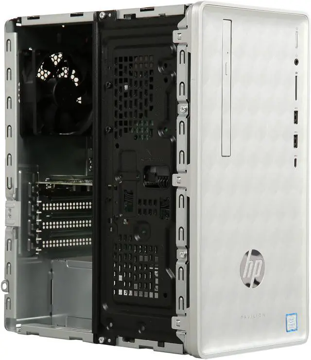 Alt view image 7 of 9 - HP Gaming Desktop Pavilion 590-p0057c Intel Core i5-8400 16GB DDR4 1TB HDD AMD Radeon RX 550 Windows 10 Home 64-bit
