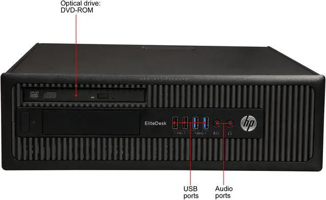 Alt view image 2 of 8 - HP Grade A Desktop Computer 800 G1-SFF Intel Core i7-4790 16GB DDR3 1TB HDD Windows 10 Pro