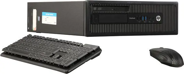 Main image of HP Grade A Desktop Computer 600 G1 Intel Core i5-4570 16GB DDR3 320GB HDD Windows 10 Pro