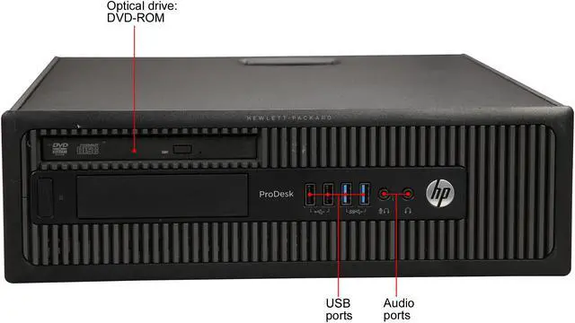 Alt view image 2 of 8 - HP Grade A Desktop Computer 600 G1 Intel Core i5-4570 16GB DDR3 320GB HDD Windows 10 Pro