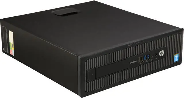 Main image of HP Desktop Computer EliteDesk 800 G1 Intel Core i5 4th Gen 4670 (3.40 GHz) 8 GB DDR3 500 GB HDD Windows 10 Pro 64-bit 1 Year Warranty
