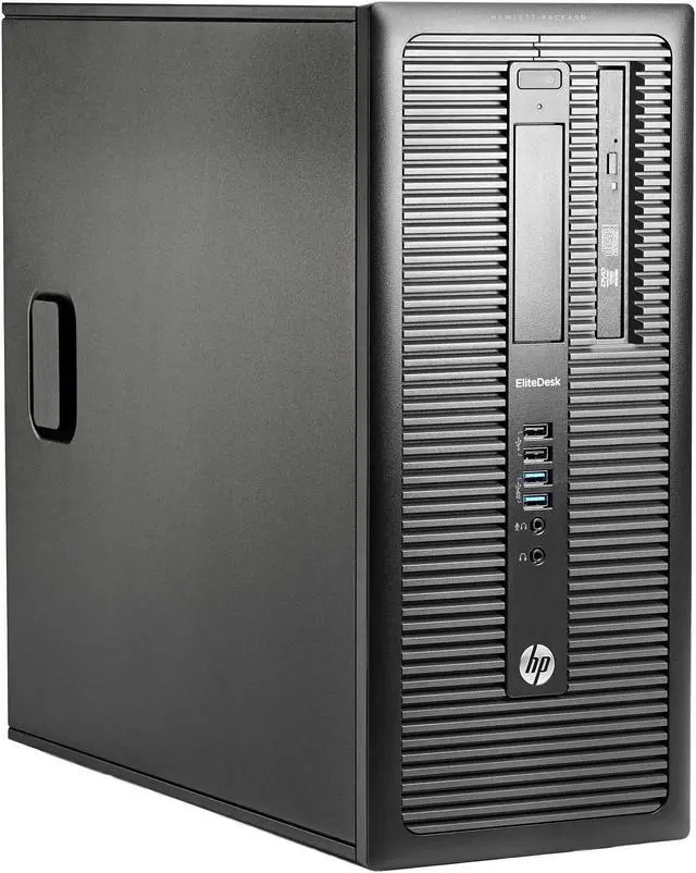 Main image of Refurbished HP Grade A ProDesk 600G1 Tower Computer, Intel Core I5-4590 (3.3GHz), 8 GB DDR3 RAM, 240 GB SSD + 1TB HDD, USB WIFI Adapter, USB Bluetooth 4.0 Adapter, Windows 10 Professional 64-bit (English/Spanish), 1 Year Warranty