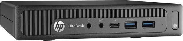 Main image of Refurbished HP Grade A EliteDesk 800G2 Desktop Mini Computer, Intel Core I5-6600T (2.7GHz), 8 GB DDR4 RAM, 256 GB SSD, USB WIFI Adapter, USB Bluetooth 4.0 Adapter, Windows 10 Professional 64-bit (English/Spanish), 1 Year Warranty