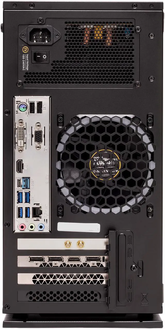 Alt view image 7 of 9 - SkyTech Legacy Mini - Ryzen 7 1700, 16 GB DDR4, 500 GB SSD, GeForce RTX 2060, Windows 10 Home - Gaming Desktop (ST-LEGACYMINI-1700-2060)