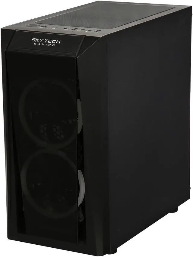 Alt view image 11 of 19 - SkyTech - Gaming Desktop PC - Ryzen 5 2600 (3.40 GHz), NVIDIA GeForce GTX 1660 6 GB, 500 GB SSD, 8 GB DDR4, RGB, AC WiFi, Windows 10 Home 64-bit, Blaze II