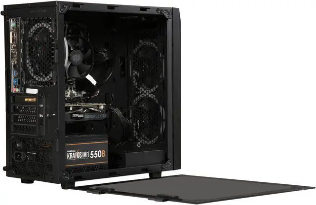 Alt view image 13 of 19 - SkyTech - Gaming Desktop PC - Ryzen 5 2600 (3.40 GHz), NVIDIA GeForce GTX 1660 6 GB, 500 GB SSD, 8 GB DDR4, RGB, AC WiFi, Windows 10 Home 64-bit, Blaze II