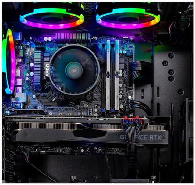 Alt view image 7 of 10 - Skytech - Gaming Desktop PC - AMD Ryzen 7 2700 (8-Core 3.2 GHz), NVIDIA GeForce RTX 2060 SUPER (8 GB), 16 GB DDR4, 500 GB SSD, AMD B450, Windows 10 Home 64-bit, Shadow