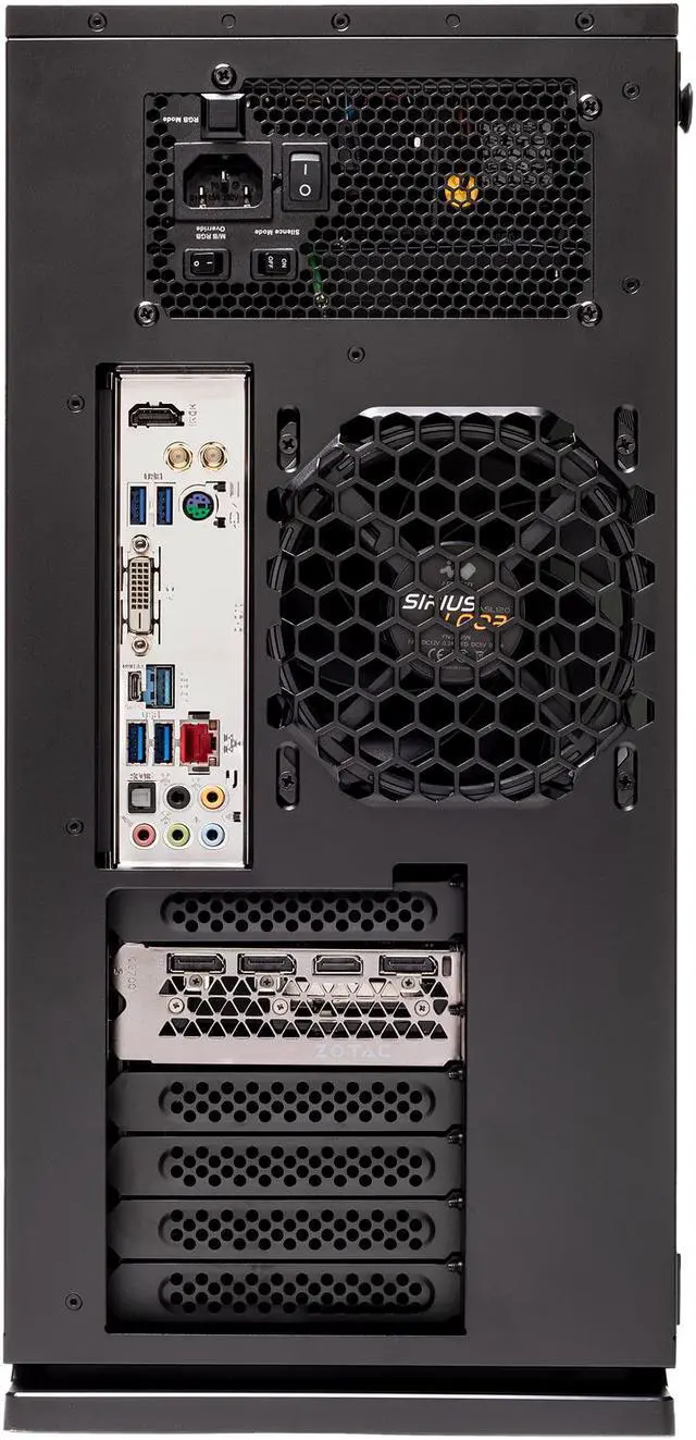 Alt view image 7 of 7 - SkyTech Azure - Gaming Desktop PC - Intel Core i5-9600K (6-Core 3.7 GHz), NVIDIA GeForce RTX 2060 SUPER (8 GB), 16 GB DDR4, 500 GB SSD, Intel Z390, Liquid Cooler, Windows 10 Home 64-bit