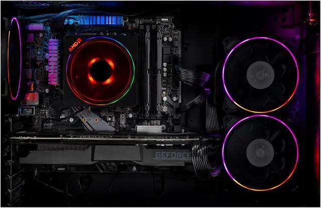Alt view image 4 of 7 - SkyTech - Gaming Desktop PC - AMD Ryzen 7 3700X (8-Core 3.6 GHz), NVIDIA GeForce RTX 2080 SUPER (8 GB), 16 GB DDR4, 1 TB SSD, AMD B450, Windows 10 Home 64-bit, Azure