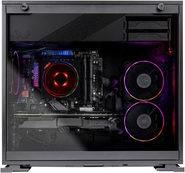 Alt view image 3 of 7 - SkyTech - Gaming Desktop PC - AMD Ryzen 7 3700X (8-Core 3.6 GHz), NVIDIA GeForce RTX 2080 SUPER (8 GB), 16 GB DDR4, 1 TB SSD, AMD B450, Windows 10 Home 64-bit, Azure