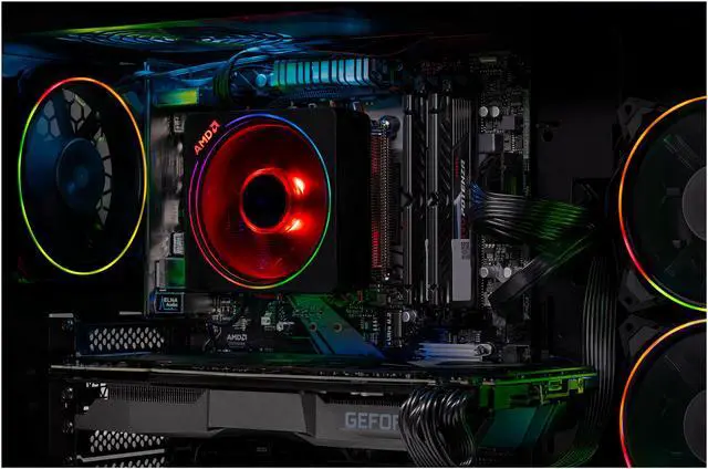 Alt view image 5 of 7 - SkyTech - Gaming Desktop PC - AMD Ryzen 7 3700X (8-Core 3.6 GHz), NVIDIA GeForce RTX 2080 SUPER (8 GB), 16 GB DDR4, 1 TB SSD, AMD B450, Windows 10 Home 64-bit, Azure