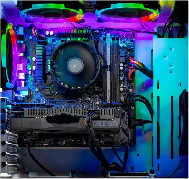 Alt view image 6 of 7 - Skytech Archangel - Ryzen 5 3600, GeForce GTX 1660, 500 GB SSD, 16 GB DDR4, RGB Fans, Windows 10 Home, 802.11AC Wi-Fi - Gaming Desktop (ST-Arch3.0-0054-NE)