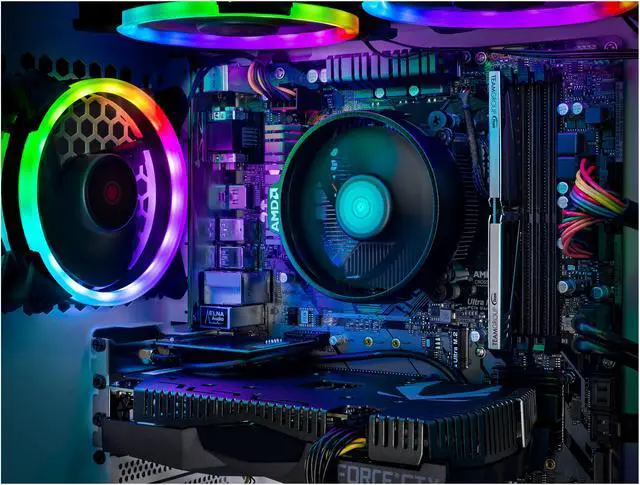 Alt view image 7 of 7 - Skytech Archangel - Ryzen 5 3600, GeForce GTX 1660, 500 GB SSD, 16 GB DDR4, RGB Fans, Windows 10 Home, 802.11AC Wi-Fi - Gaming Desktop (ST-Arch3.0-0054-NE)