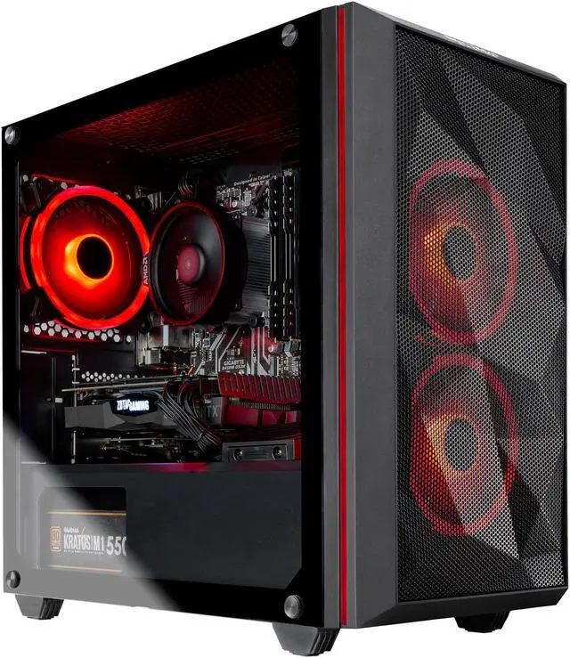 Alt view image 2 of 12 - Skytech Chronos Mini - Ryzen 7 3700X, RTX 2070 SUPER, 1 TB SSD, 16 GB DDR4, Stock RGB Heatsink, Windows 10 Home, 802.11ac Wi-Fi - Gaming Desktop (ST-Chronosmini-0072)