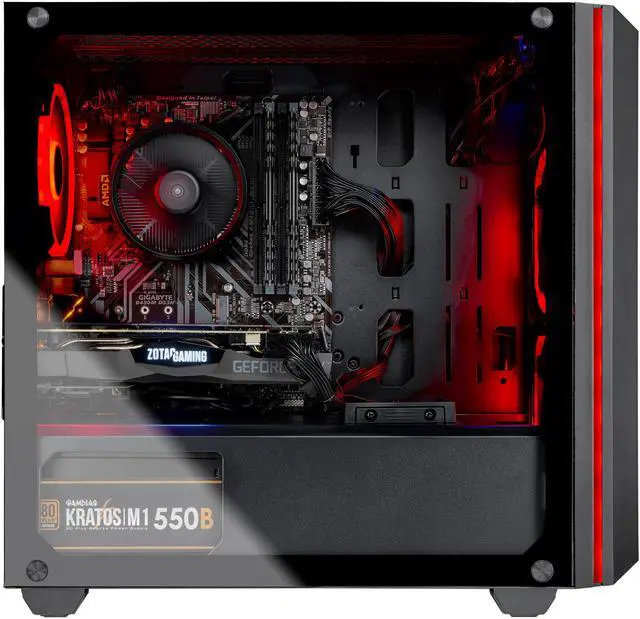 Alt view image 6 of 12 - Skytech Chronos Mini - Ryzen 7 3700X, RTX 2070 SUPER, 1 TB SSD, 16 GB DDR4, Stock RGB Heatsink, Windows 10 Home, 802.11ac Wi-Fi - Gaming Desktop (ST-Chronosmini-0072)
