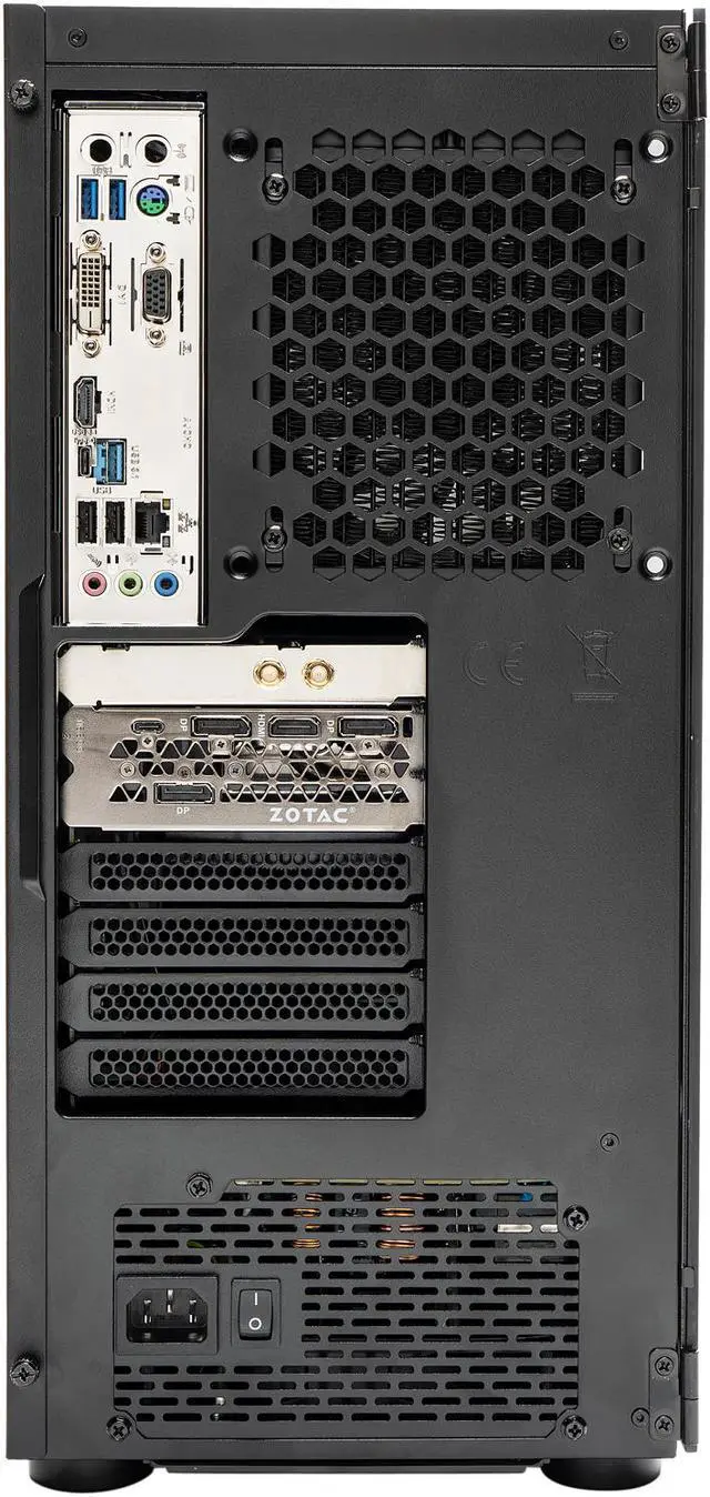 Alt view image 8 of 8 - Skytech Shadow Gaming Computer PC Desktop - Intel i7 9700K 3.6 GHz, RTX 2070 8 GB, 1 TB SSD, 16 GB DDR4 3000 MHz, 120mm AIO, Windows 10 Home 64-bit, 802.11ac Wi-Fi, 600W Gold