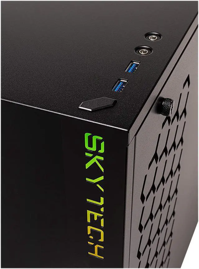 Alt view image 4 of 7 - Skytech AZURE Gaming Computer PC Desktop - AMD Ryzen 7 3700X 3.6 GHz, RTX 2080 Ti 11 GB, 1 TB NVMe SSD, 16 GB DDR4 3000 MHz, Windows 10 Home 64-bit, 802.11ac Wi-Fi, 650W Gold