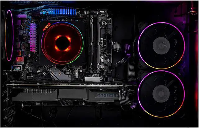 Alt view image 6 of 7 - Skytech AZURE Gaming Computer PC Desktop - AMD Ryzen 7 3700X 3.6 GHz, RTX 2080 Ti 11 GB, 1 TB NVMe SSD, 16 GB DDR4 3000 MHz, Windows 10 Home 64-bit, 802.11ac Wi-Fi, 650W Gold