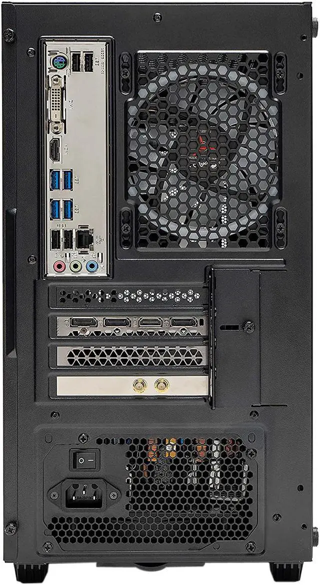 Alt view image 9 of 9 - Skytech Chronos Gaming PC Desktop - AMD Ryzen 3 3100, NVIDIA GTX 1650 SUPER 4 GB, 8 GB DDR4, 500 GB SSD, A320 Motherboard, 550 Watt Bronze