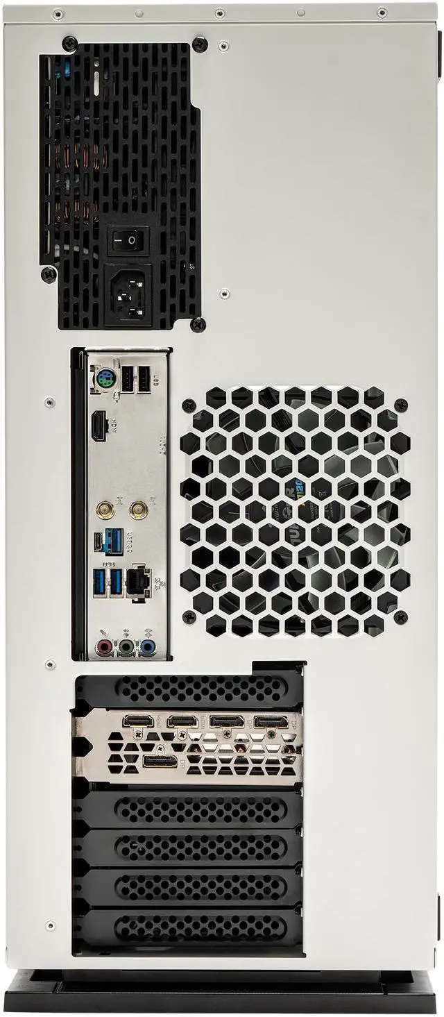 Alt view image 10 of 10 - Skytech OMEGA Gaming PC Desktop - Intel Core i9 10900K 3.70 GHz, RTX 3090 24 GB, 32 GB 3600 RGB MEM, 1 TB NVMe, Z490 Motherboard, White