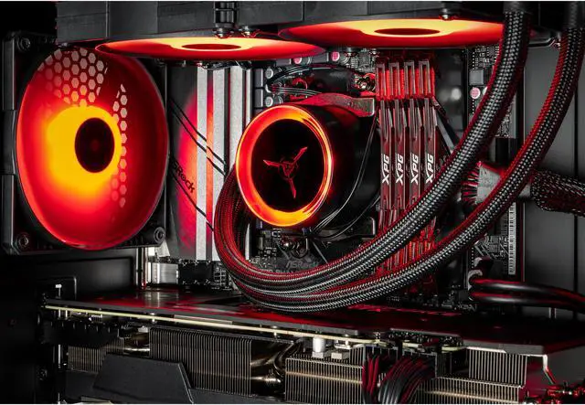 Alt view image 7 of 8 - Skytech BLAZE 3.0 Gaming PC Desktop - AMD Ryzen 7 5800X 3.8GHz, RTX 3080 10GB GDDR6X, 32GB DDR4 3200, 1TB Gen4 NVMe, X570 Motherboard, 240mm AIO, 850W Gold PSU, AC WiFi, Windows 10 Home 64-bit
