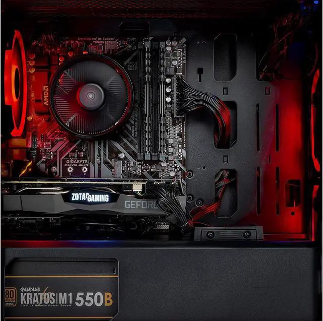 Alt view image 6 of 8 - Skytech Gaming Desktop Chronos Mini AMD Ryzen 3 3100 8GB DDR4 500GB SSD GeForce GTX 1650 Windows 10 Home 64-bit