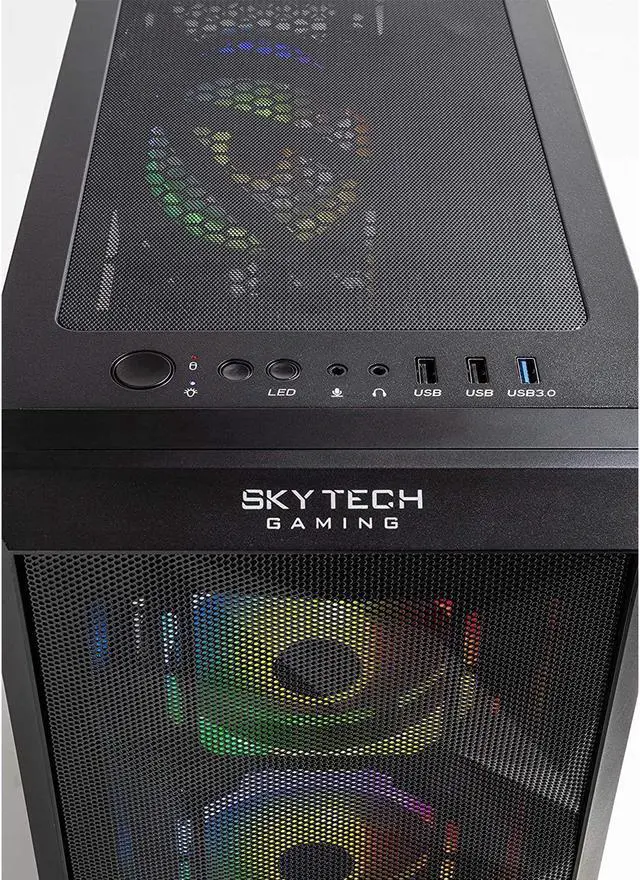 Alt view image 8 of 8 - Skytech Gaming Desktop Chronos Mini AMD Ryzen 3 3100 8GB DDR4 500GB SSD GeForce GTX 1650 Windows 10 Home 64-bit