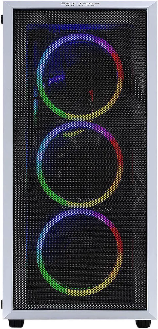 Alt view image 2 of 7 - Skytech Chronos - AMD Ryzen 7 3700X - Radeon RX 6700 XT - 16GB DDR4 3200 - 1TB SSD - B550M MB - 750W Gold PSU -  ARGB Fans - AC WiFi - Windows 10 Home - Gaming Desktop